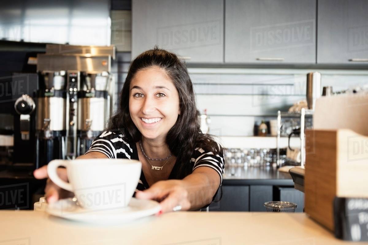 Coffee Shop Barista Serving Coffee Stock Photo Dissolve - Coffee Shop Barista Serving Coffee coffee shop barista serving coffee stock photo dissolve - coffee shop barista serving coffee